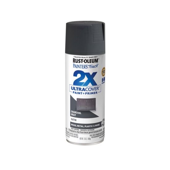 (image for) Painter's Touch 2X Ultra Cover Satin Charcoal Gray Paint+Primer