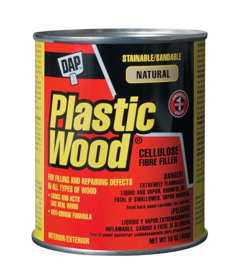 (image for) Plastic Wood Natural Wood Filler 16 oz.