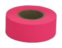 (image for) 150 ft. L x 1.2 in. W Polyvinyl Flagging Tape Fluore