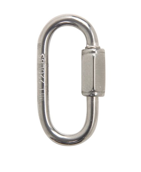 (image for) Polished Stainless Steel Quick Link 220 lb. 1-3/8