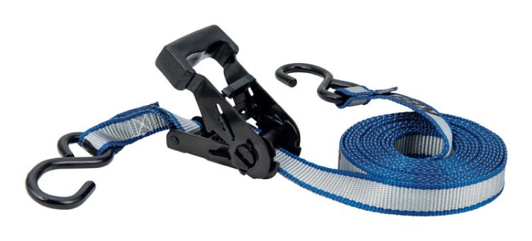 (image for) 1 in. W x 14 ft. L Gray Tie Down Strap 500 lb. 1 pk