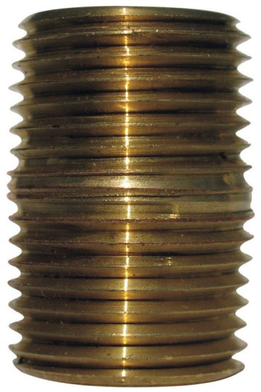 (image for) 1/8 in. MPT Brass Close Nipple