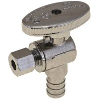 (image for) 1/2 in. PEX x 3/8 in. Compression, Lead Free Quarter Tur