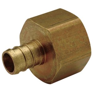(image for) 1/2 in. PEX x 1/2 in. Dia. FPT Brass Female Adapter