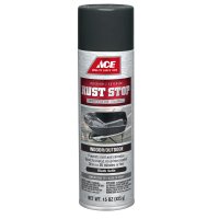 (image for) Rust Stop Satin Black Spray Paint 15 oz.