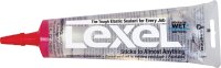 (image for) Lexel Clear Synthetic Rubber All Purpose Caulk 5 oz