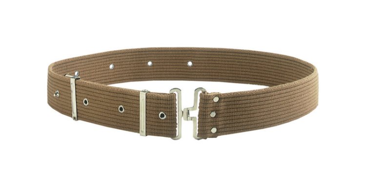 (image for) Cotton Work Belt 2.5 in. L x 10.25 in. H Brown 29 in. to 46