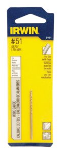 (image for) #51 x 2 in. L High Speed Steel Wire Gauge Bit 1 pc.