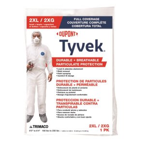 (image for) Tyvek Coverall with Hood and Boots White XXL 1 pk