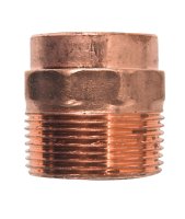 (image for) 1-1/4 in. Copper x 1-1/4 in. Dia. MIP Copper