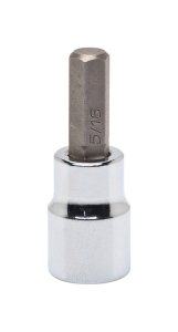 (image for) 6 mm x 3/8 in. drive Metric 6 Point Standard Hex Bit So