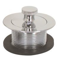 (image for) 2.44 in. x 2.44 in. Lift-and-Turn Tub Drain w/ Adapters