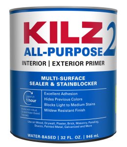 (image for) KILZ White Water-Based Primer and Sealer 1 qt.