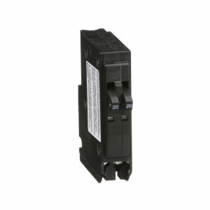 (image for) QO 20/20 amps Tandem Single Pole Circuit Breaker