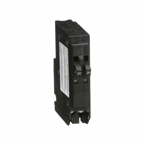 (image for) QO 20/20 amps Tandem Single Pole Circuit Breaker
