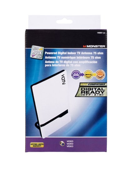 (image for) Indoor VHF/UHF/FM/HDTV Indoor Tv Antenna