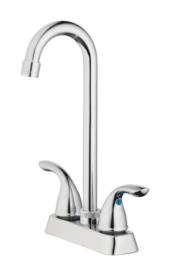 (image for) OakBrook Pacifica Two Handle Chrome Bar Faucet
