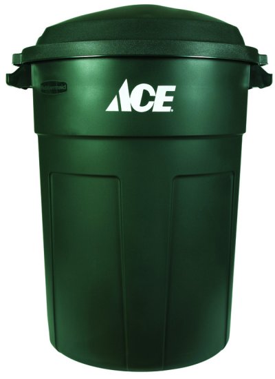 (image for) 32 gal. Plastic Garbage Can Lid Included