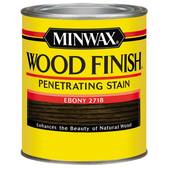 (image for) Wood Finish Semi-Transparent Ebony Oil-Based Wood Stain 0