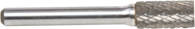 (image for) Forney 3/8 in. D X 2.5 in. L Cylinder Burr Tungsten Carbide 1 pc