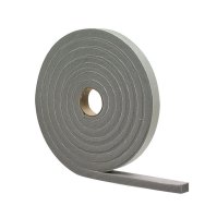 (image for) Gray Foam Weather Stripping Tape For Doors and Windows 17 ft
