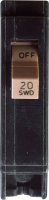(image for) 20 amps Plug In Single Pole Circuit Breaker Eaton