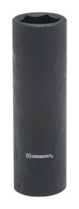 (image for) Crescent 21 mm X 1/2 in. drive Metric 6 Point Deep Impact Socket