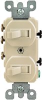 (image for) 15 amps Single Pole or 3-way Duplex Combination Switch I