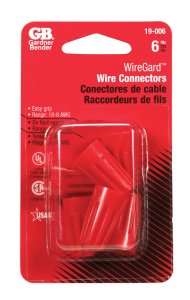 (image for) WingGard 18-10 Ga. Copper Wire Wire Connector Red