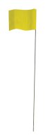 (image for) 21 in. Yellow Marking Flags Polyvinyl 100 pk