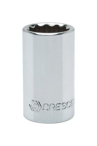 (image for) Crescent 7/16 in. X 1/2 in. drive SAE 12 Point Standard Socket 1