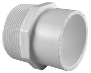 (image for) 1 in. MPT x 3/4 in. Slip Male Adapter PVC