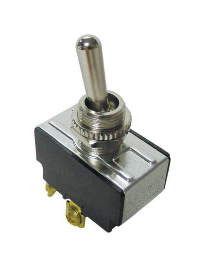 (image for) 20 amps Toggle Switch Silver 1 pk