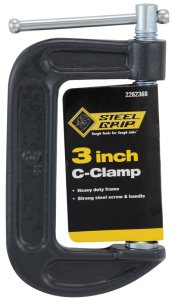 (image for) 3 in. Adjustable C-Clamp 1 pc.