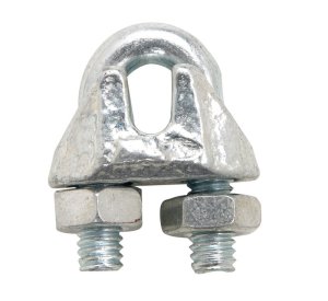 (image for) Chain Galvanized Malleable Iron Wire Rope Clip 7/8 in.
