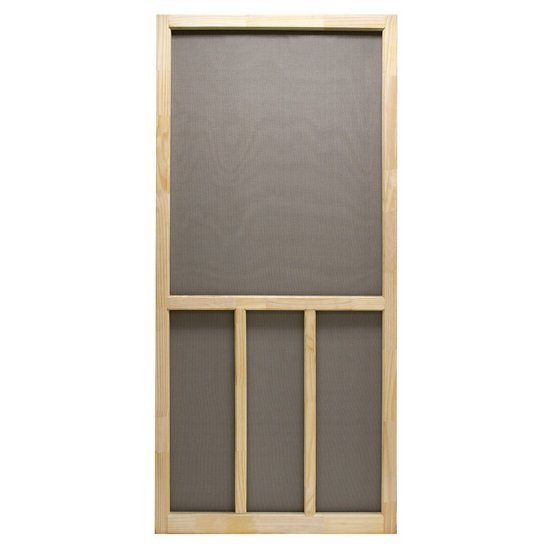 (image for) Precision 80-1/2 in. H X 36 in. W Aspen Natural Wood Wood Screen