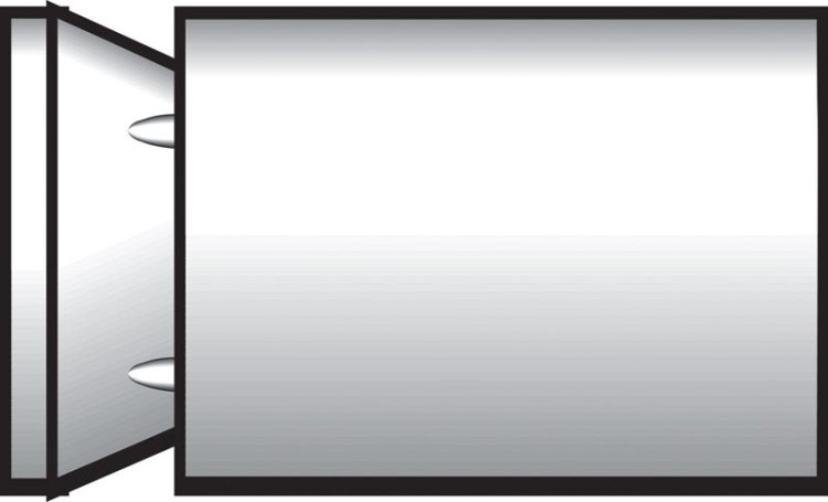 (image for) 5/16 in. Dia. x 1 in. L Metal Pan Head Machine Screw Anc