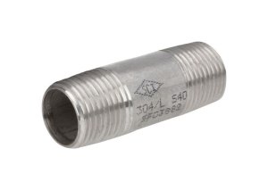 (image for) 1 in. MPT x 2 in. L Stainless Steel Pipe Nipple