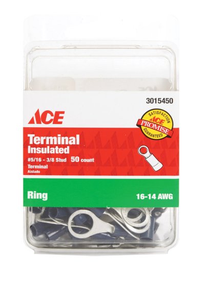 (image for) Ring Terminal Blue 50 pk
