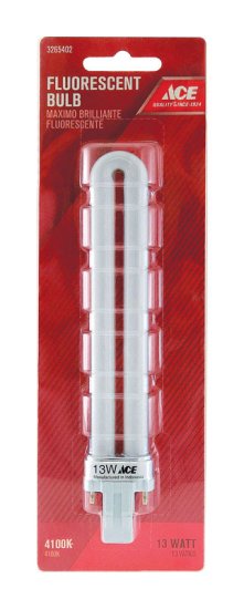 (image for) 13 watts 5.51 in. L Fluorescent Bulb Cool White Biax 4100 K