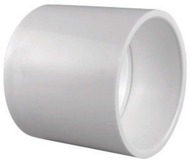 (image for) Schedule 40 1/2 in. Slip X 1/2 in. D Slip PVC Coupling