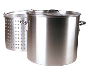 (image for) Aluminum Boiling Pot 60 qt. Silver