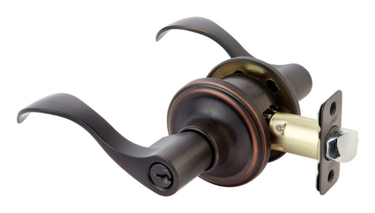 (image for) Oil Rubbed Bronze Entry Lockset Wave