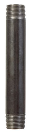 (image for) 1 in. MPT x 8 in. L Black Steel Nipple