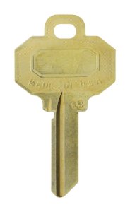(image for) Traditional Key House/Office Key Blank BW2 Single sided