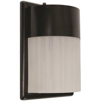 (image for) Black Outdoor Integrated LED Wall Mount Sconce