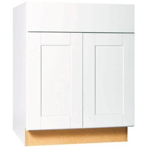 (image for) Shaker Assembled 27x34.5x24 in. Base Kitchen Cabinet