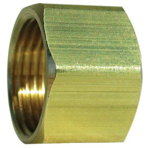 (image for) 3/8 in. Compression x 3/8 in. Dia. Compression Brass Nut