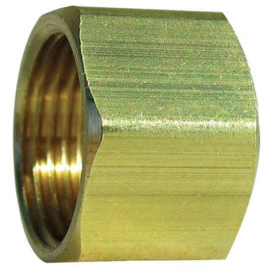 (image for) 3/8 in. Compression x 3/8 in. Dia. Compression Brass Nut