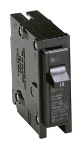 (image for) 15 amps Plug In Single Pole Circuit Breaker Eaton Cutler-Hammer